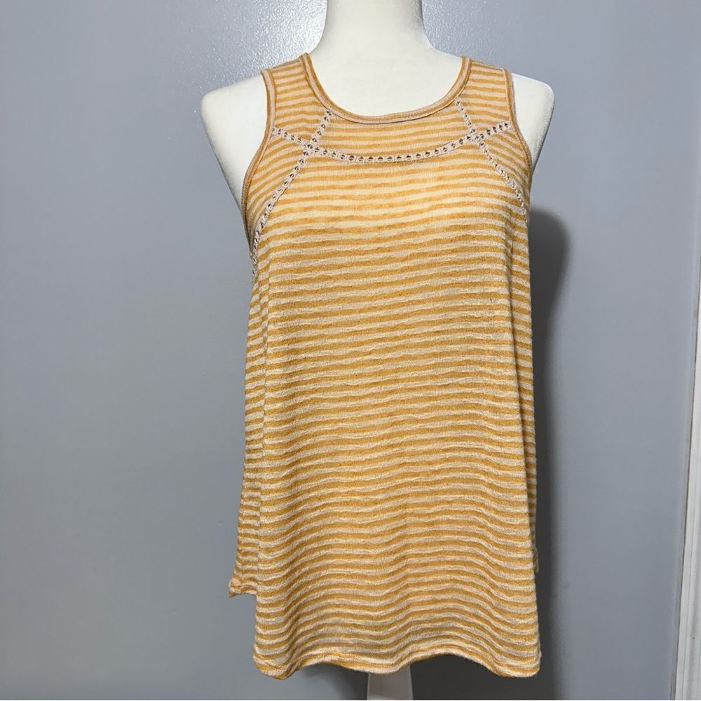 True Craft yellow striped tank size L